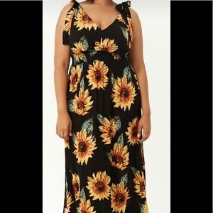 Sunflower maxi dress